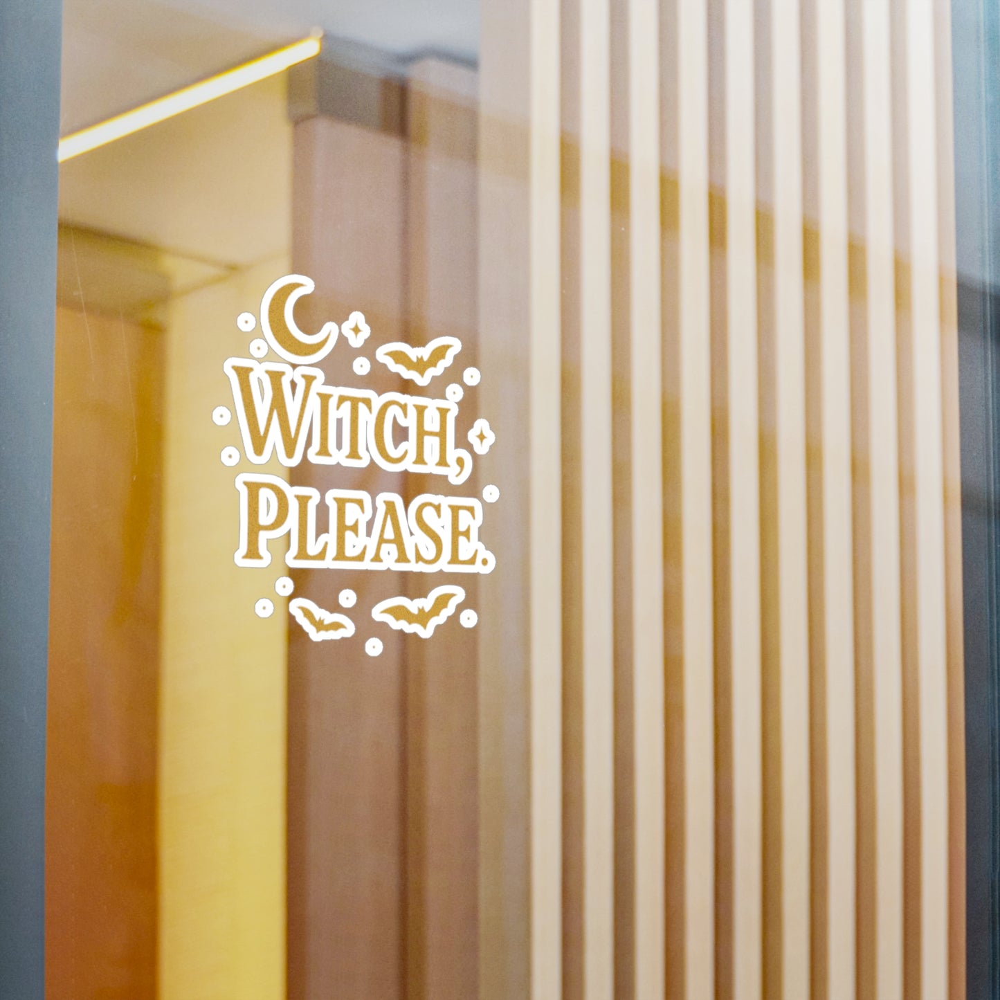 Witch-Themed Kiss-Cut Vinyl Decals, Perfect for Halloween Decor, Gift for Witches, DIY Craft, Add to Water Bottles, Laptop Stickers