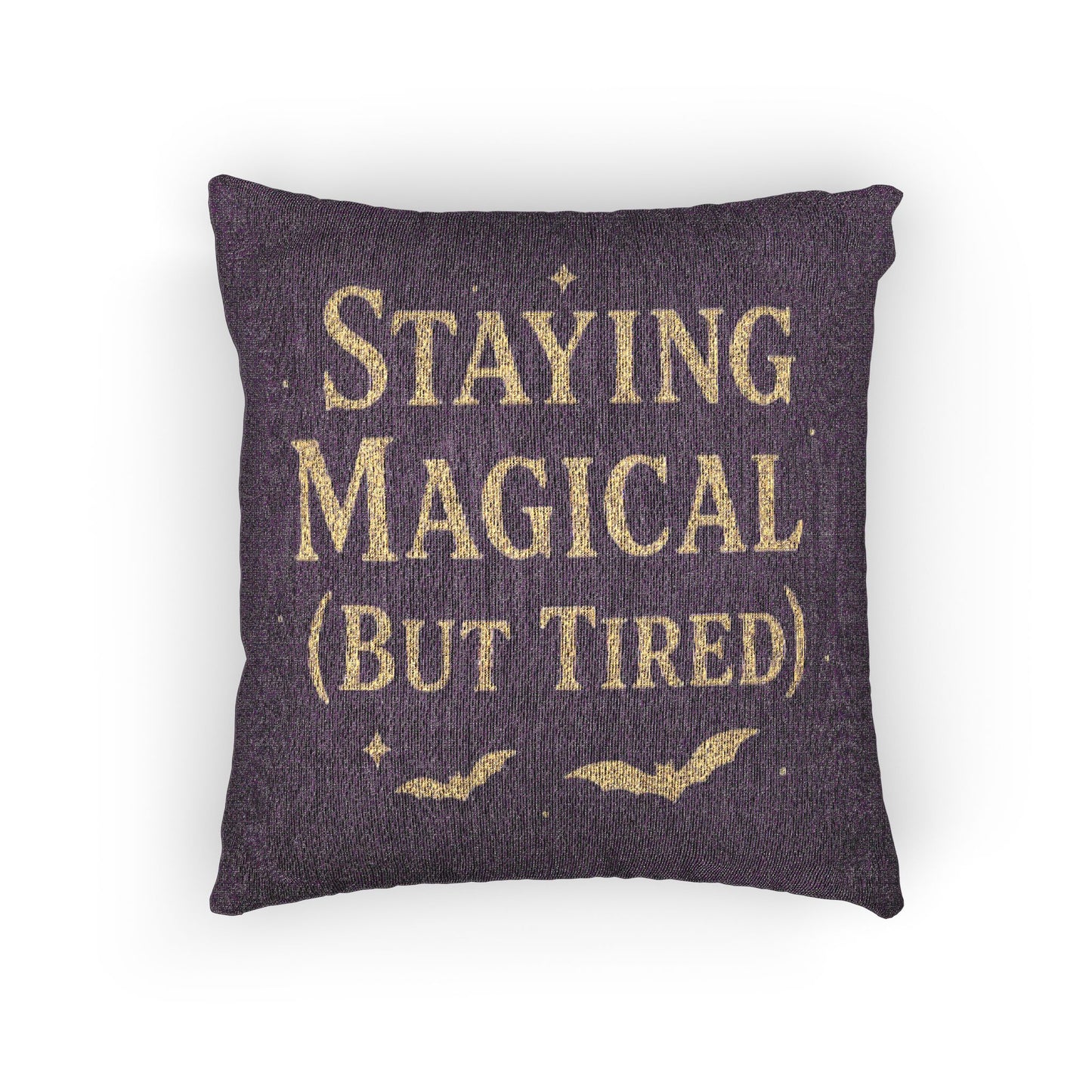 Magical Woven Pillow - Cozy Home Decor for Dreamers, Magical Gifts, Halloween Accents, Relaxation, Whimsical Cushions