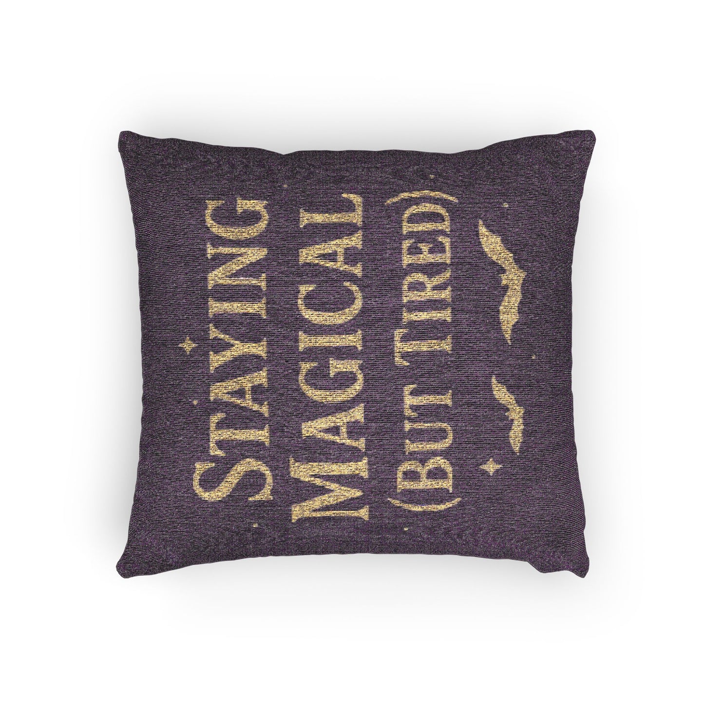 Magical Woven Pillow - Cozy Home Decor for Dreamers, Magical Gifts, Halloween Accents, Relaxation, Whimsical Cushions