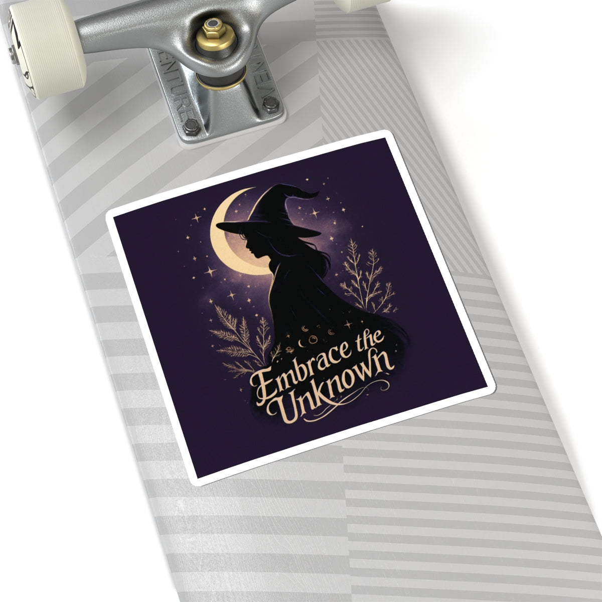 Witchy Kiss-Cut Stickers - Embrace the Unknown, Magical Decor, Laptop Stickers, Witch Aesthetic, Spellbound Gifts