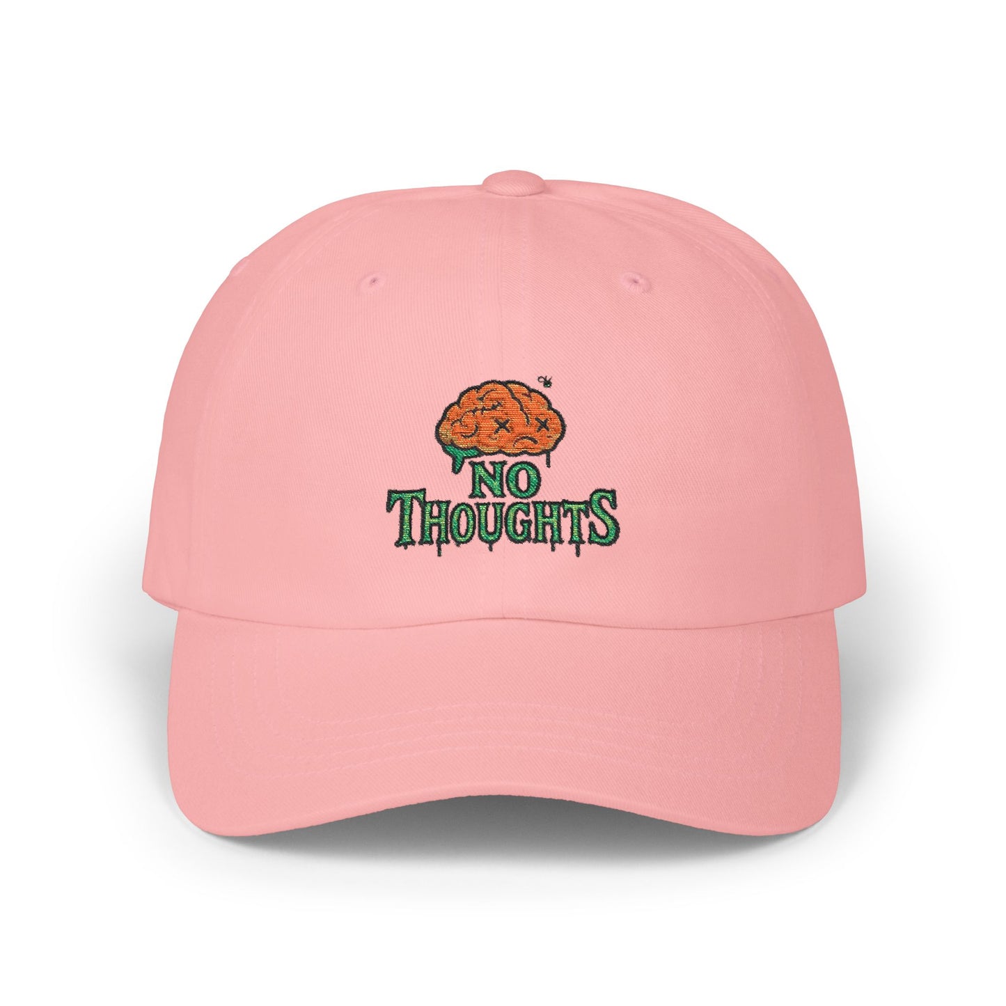 Humorous Dad Cap with 'No Thoughts' Design, Gift for Dads, Casual Summer Hat, Funny Baseball Cap, Unique Gift for Father's Day