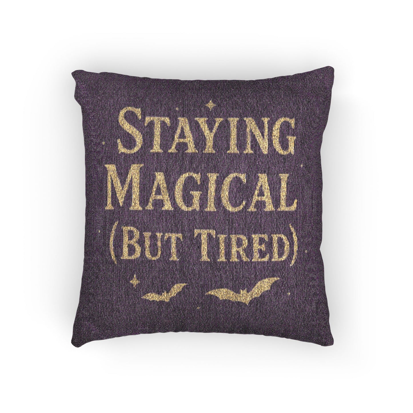 Magical Woven Pillow - Cozy Home Decor for Dreamers, Magical Gifts, Halloween Accents, Relaxation, Whimsical Cushions