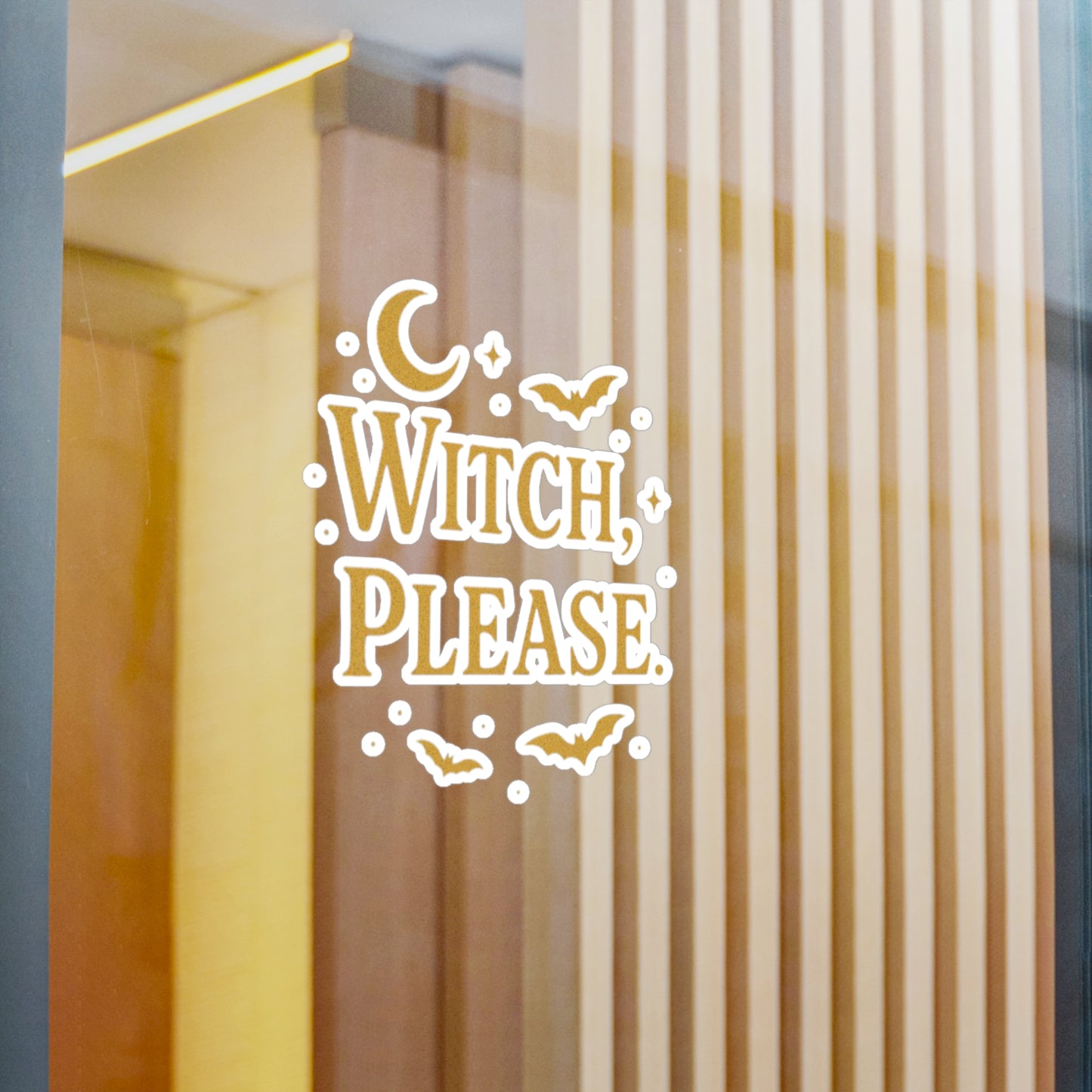 Witch-Themed Kiss-Cut Vinyl Decals, Perfect for Halloween Decor, Gift for Witches, DIY Craft, Add to Water Bottles, Laptop Stickers