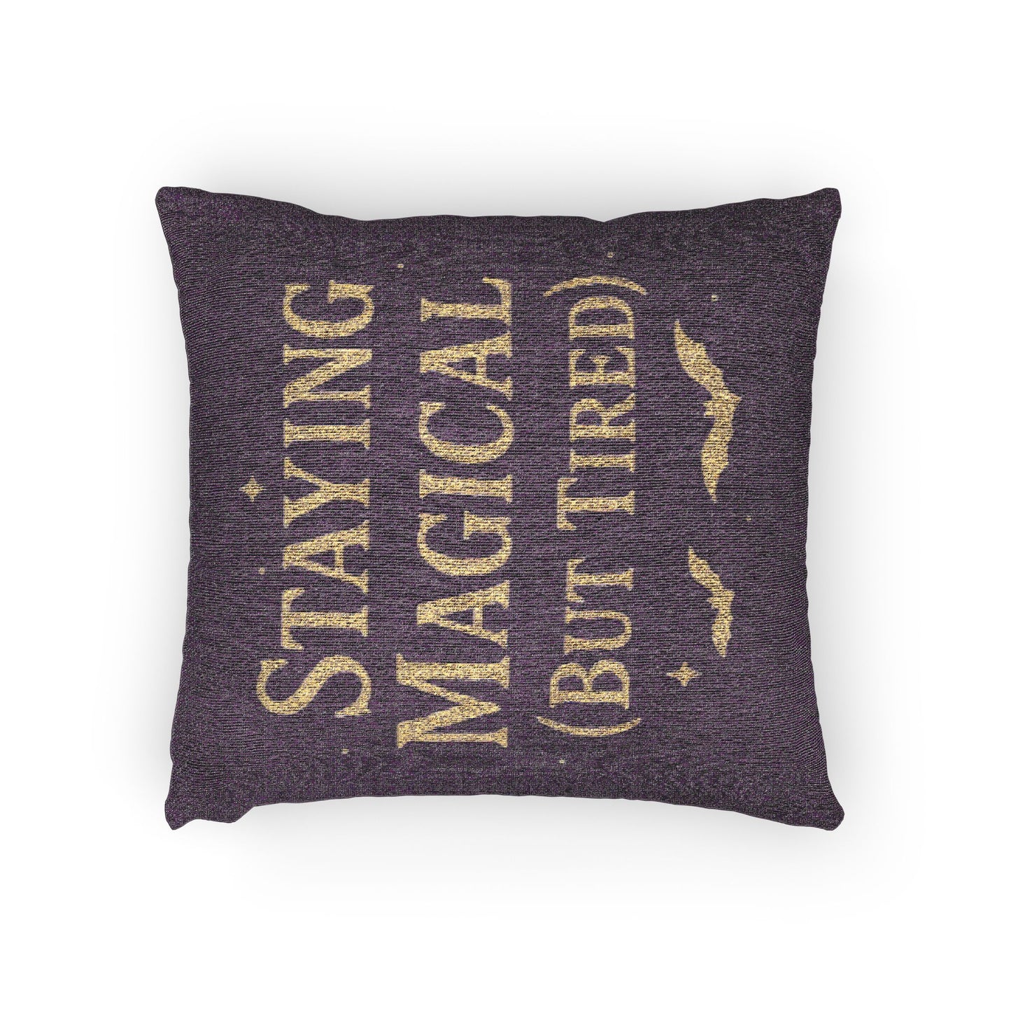 Magical Woven Pillow - Cozy Home Decor for Dreamers, Magical Gifts, Halloween Accents, Relaxation, Whimsical Cushions