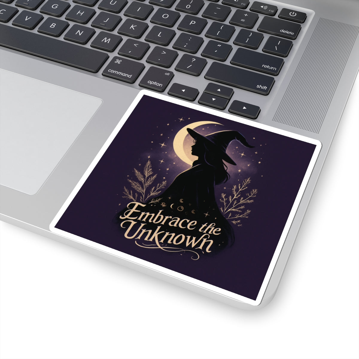 Witchy Kiss-Cut Stickers - Embrace the Unknown, Magical Decor, Laptop Stickers, Witch Aesthetic, Spellbound Gifts