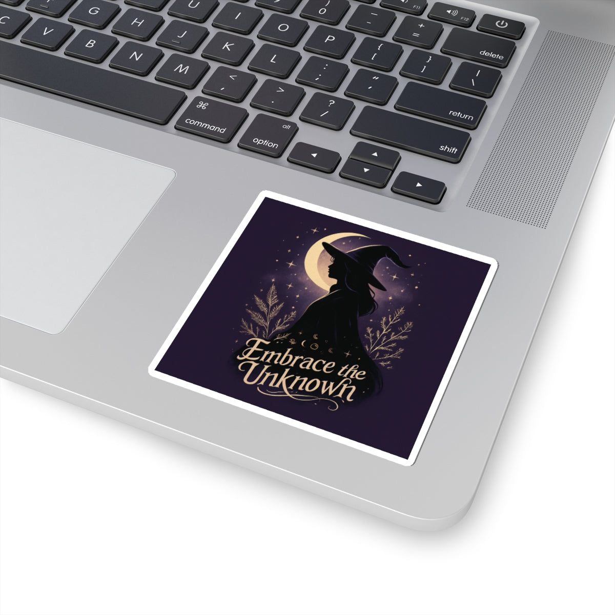 Witchy Kiss-Cut Stickers - Embrace the Unknown, Magical Decor, Laptop Stickers, Witch Aesthetic, Spellbound Gifts