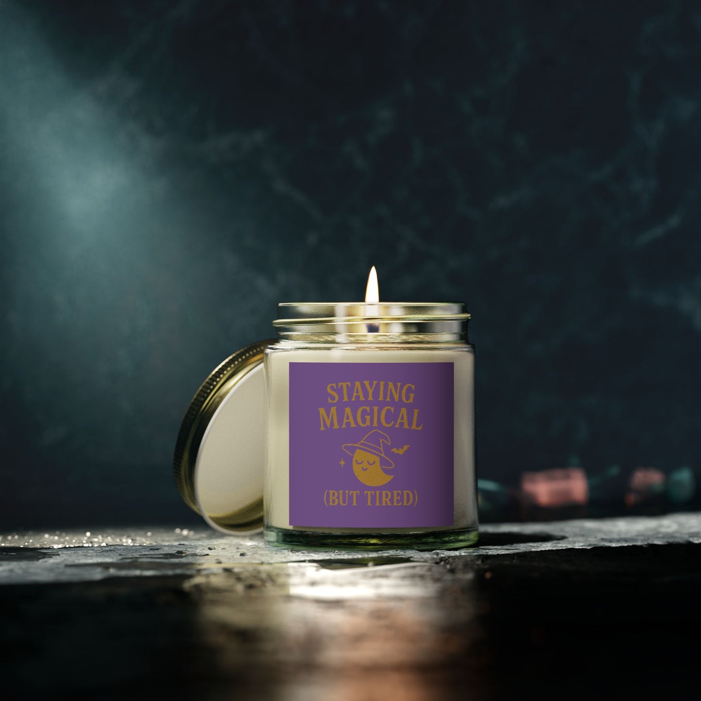 Magical Scented Candle, Relaxation Gift, Home Decor, Stress Relief Candle, Motivational Candle, Cozy Vibes, Witchy Decor