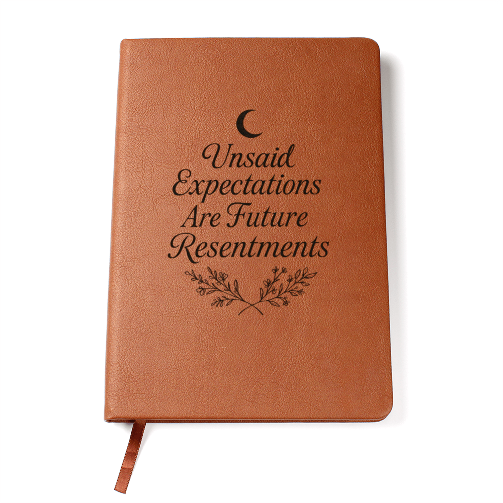 Witchy Wisdom Journal — “Unsaid Expectations Are Future Resentments” — Shadow Work & Intention Setting