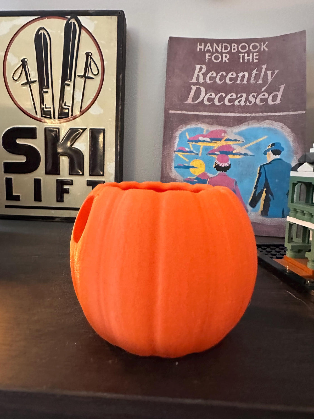 Jack-O-Lantern Costume Cover for 3.5” Collectible Vinyl Figures — Halloween Bag Charm