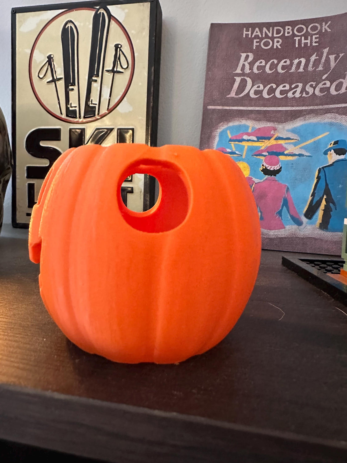 Jack-O-Lantern Costume Cover for 3.5” Collectible Vinyl Figures — Halloween Bag Charm